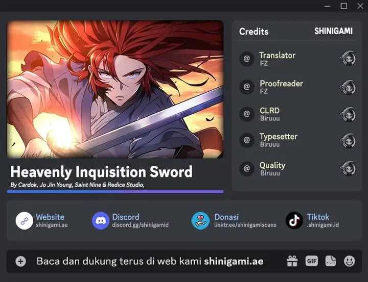 Baca Komik Heavenly Inquisition Sword Chapter 119 Gambar 1