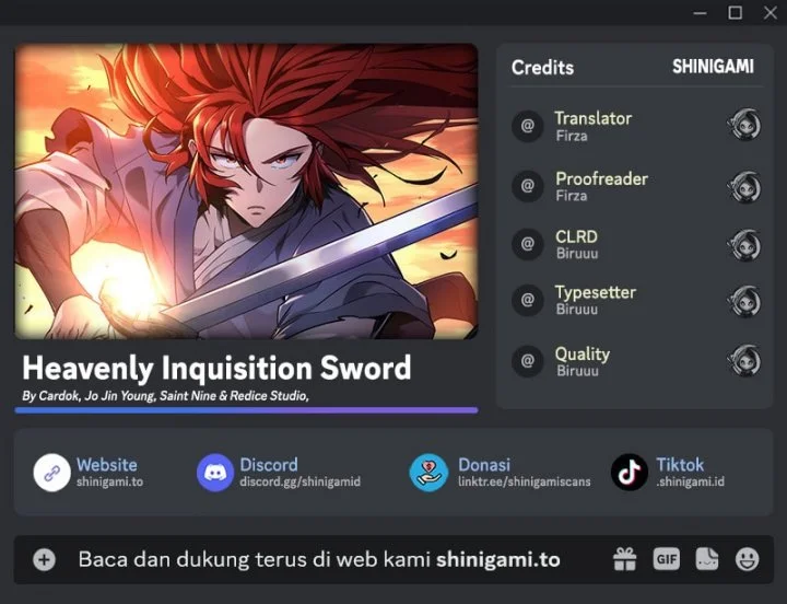 Baca Komik Heavenly Inquisition Sword Chapter 141 Gambar 1