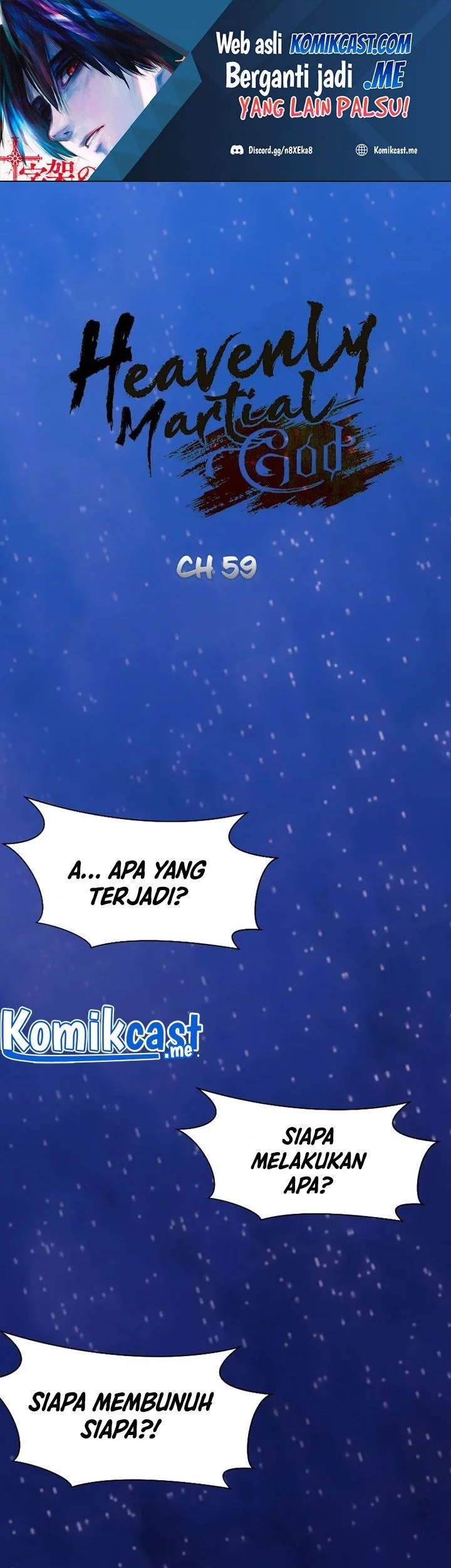Komik Heavenly Martial God Chapter 59 gambar nomor 1