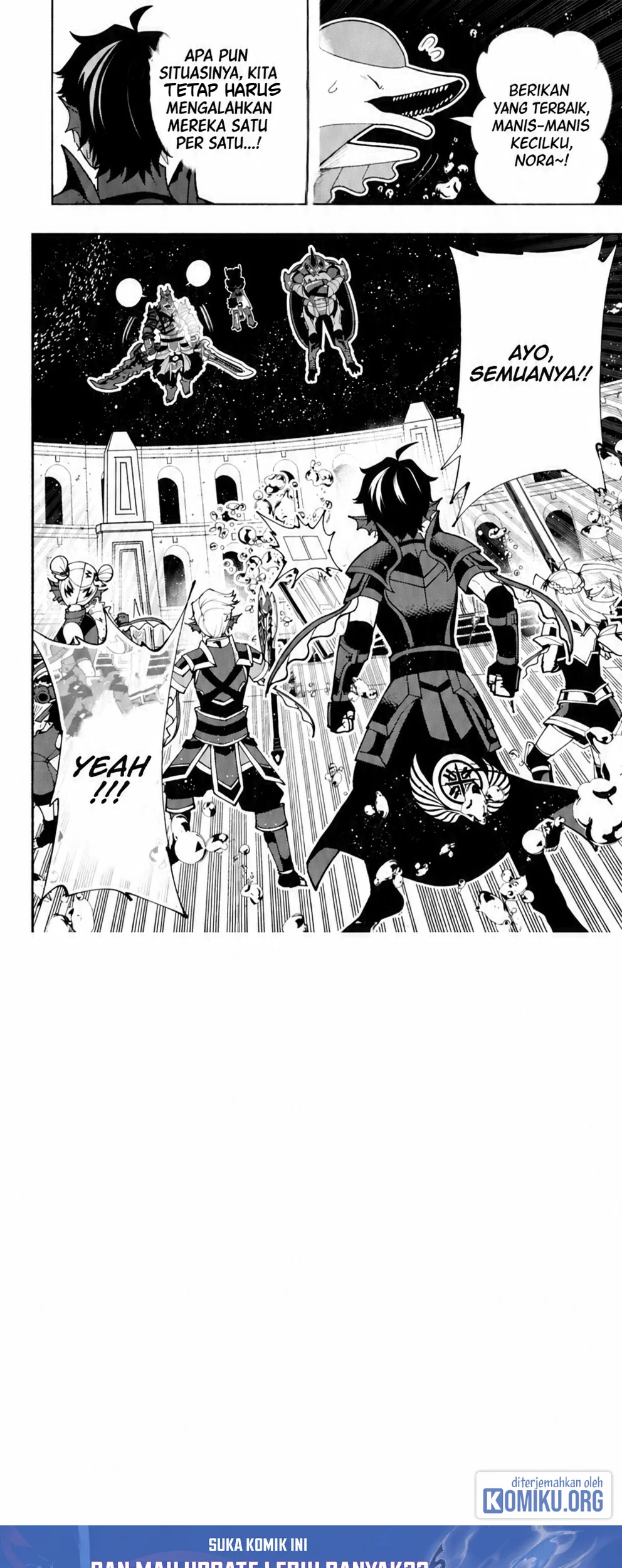Hell Mode: Yarikomi Suki no Gamer wa Hai Settei no Isekai de Musou Suru Chapter 104.2 Gambar 11
