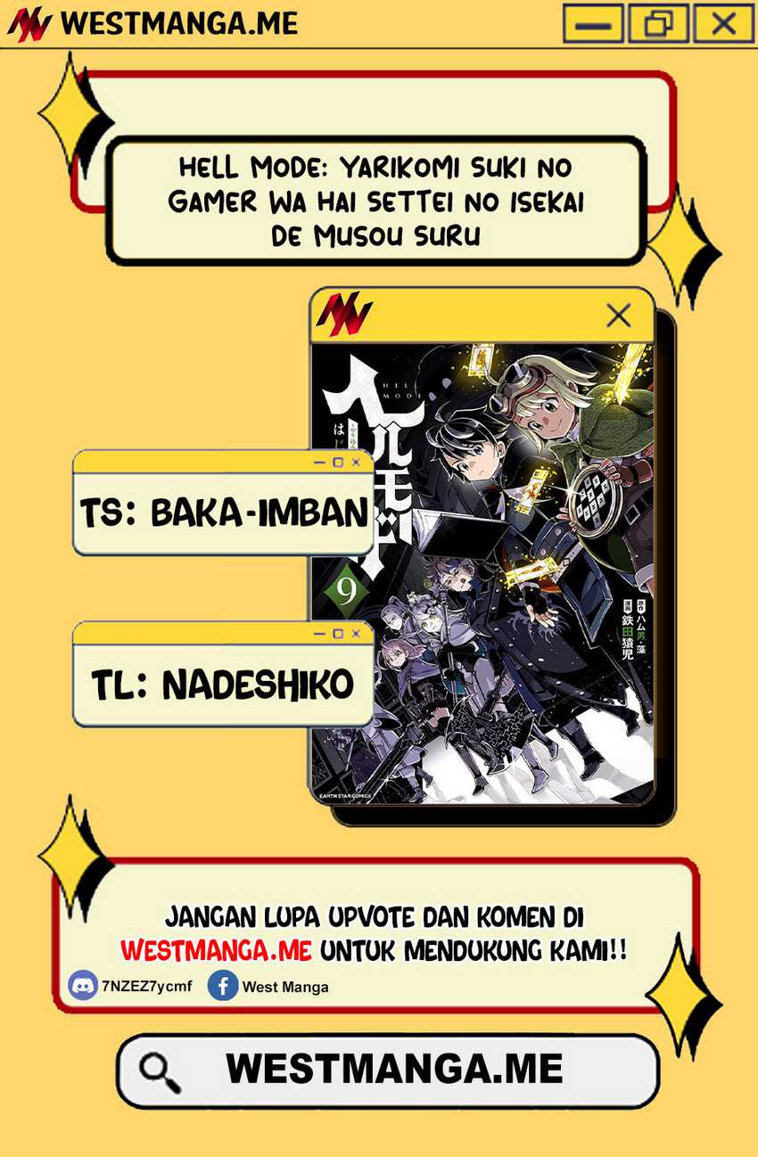 Baca Manga Hell Mode: Yarikomi Suki no Gamer wa Hai Settei no Isekai de Musou Suru Chapter 79.1 Gambar 2