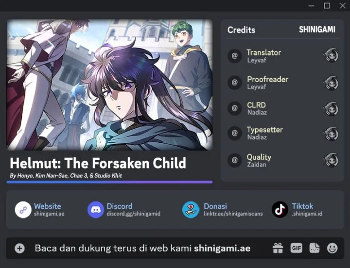 Helmut: The Forsaken Child Chapter 86