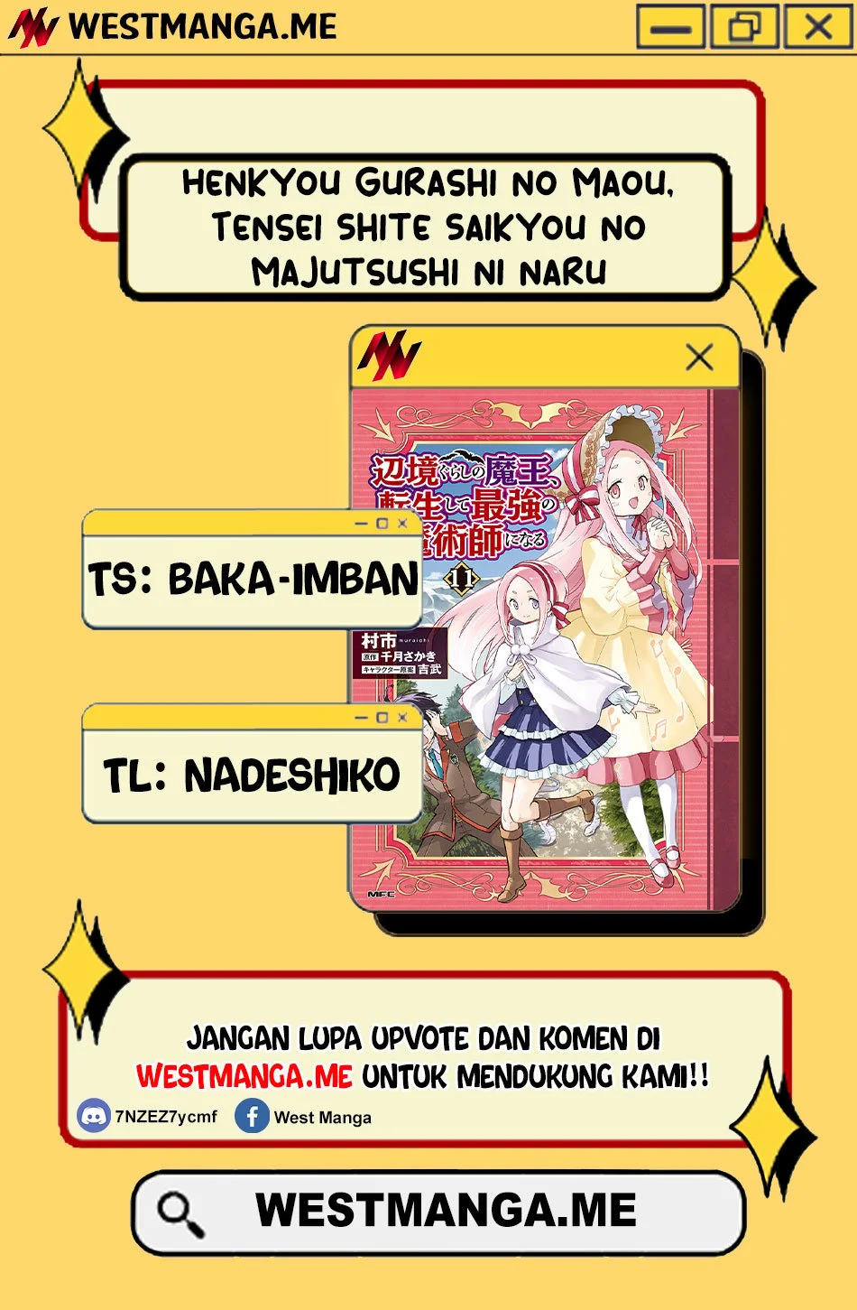 Manga Henkyou Gurashi no Maou, Tensei shite Saikyou no Majutsushi ni naru 〜Aisarenagara Nariagaru Moto Maō wa, Ningen o Shiritai〜 Chapter 50 gambar nomor 2