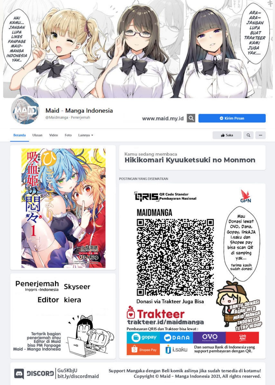 Baca Manga Hikikomari Kyuuketsuki no Monmon Chapter 17 Gambar 2