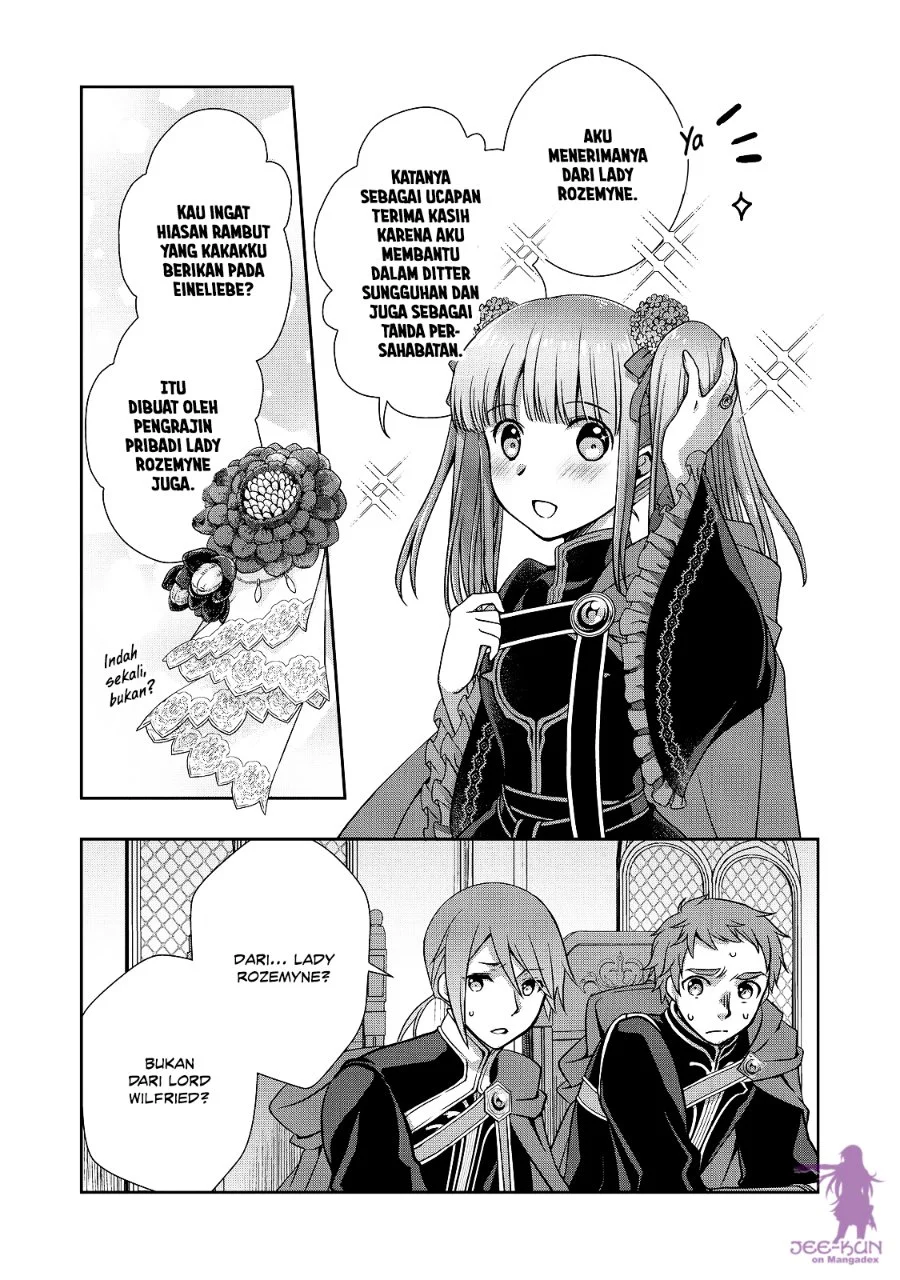 Honzuki no Gekokujou: Hannerōre no Kizoku-in Gonensei Ichi – Koishite Mitai O’hime-sama Chapter 8 Gambar 25