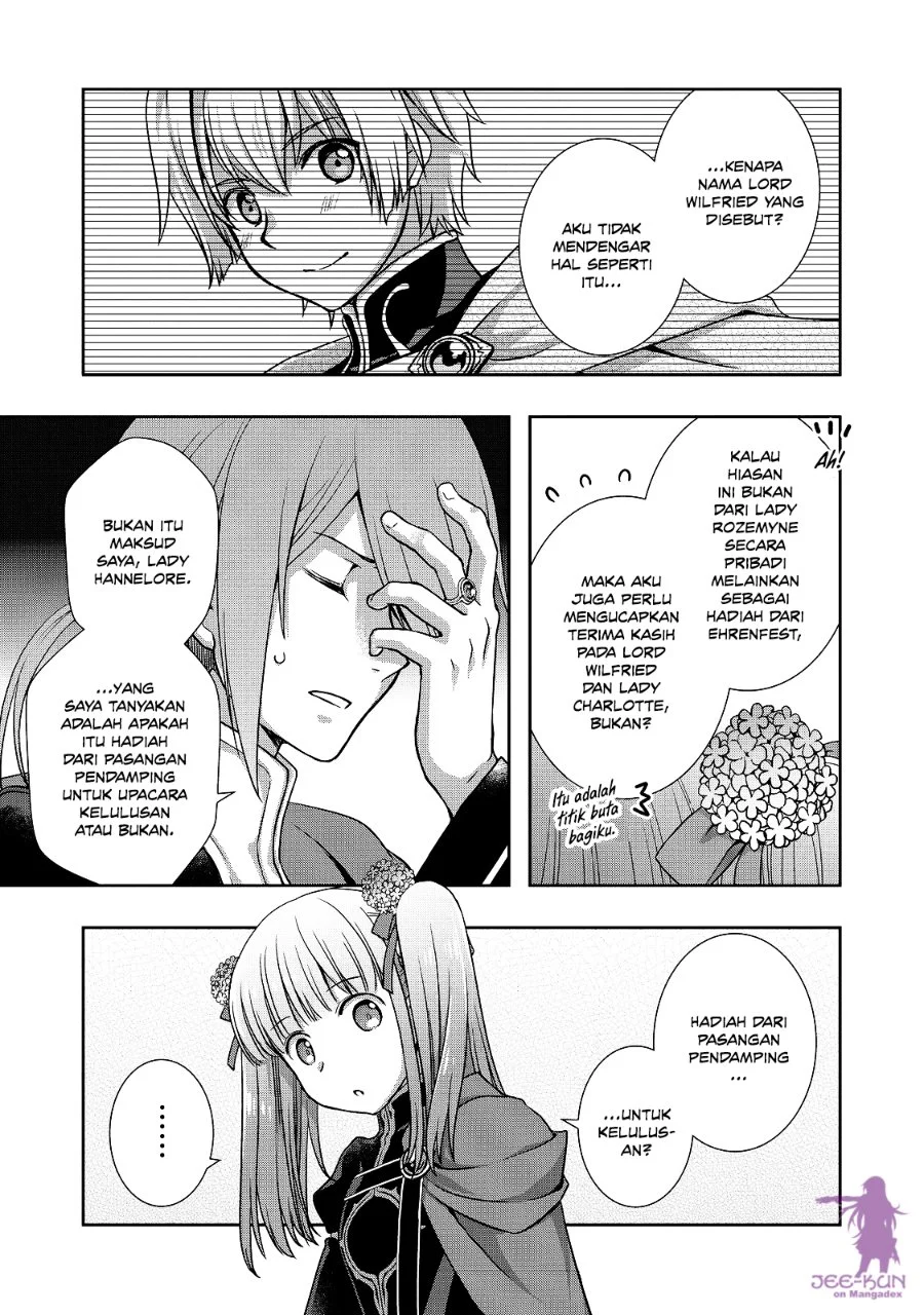 Honzuki no Gekokujou: Hannerōre no Kizoku-in Gonensei Ichi – Koishite Mitai O’hime-sama Chapter 8 Gambar 26