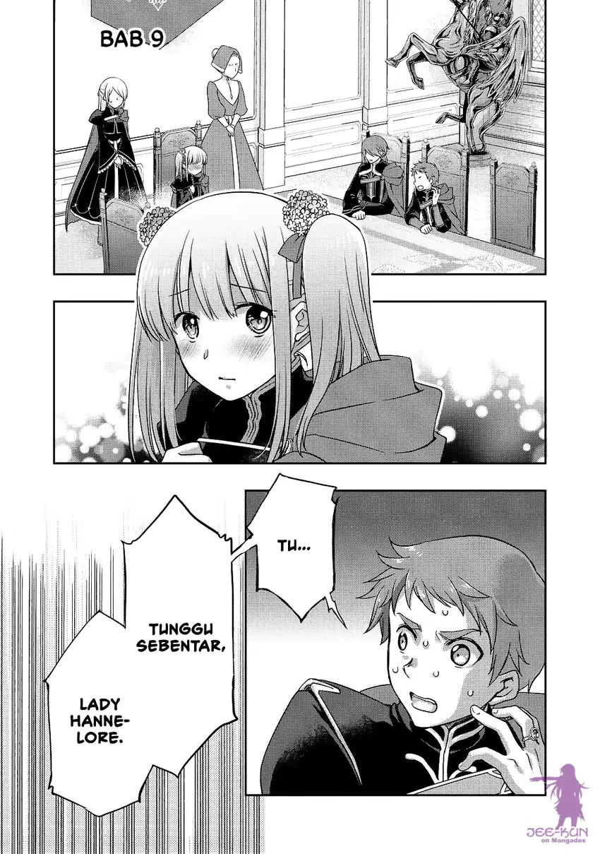 Honzuki no Gekokujou: Hannerōre no Kizoku-in Gonensei Ichi – Koishite Mitai O’hime-sama Chapter 9 halaman 2