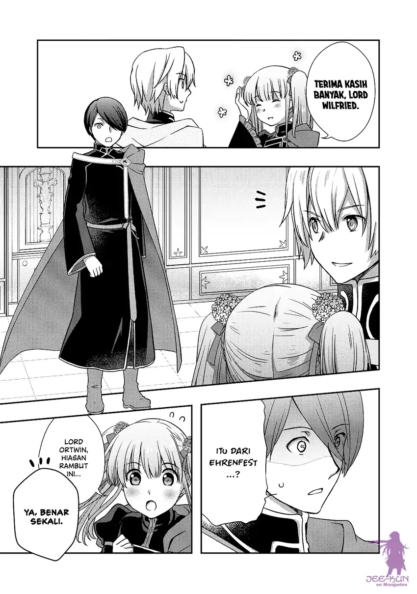 Honzuki no Gekokujou: Hannerōre no Kizoku-in Gonensei Ichi – Koishite Mitai O’hime-sama Chapter 9 halaman 14
