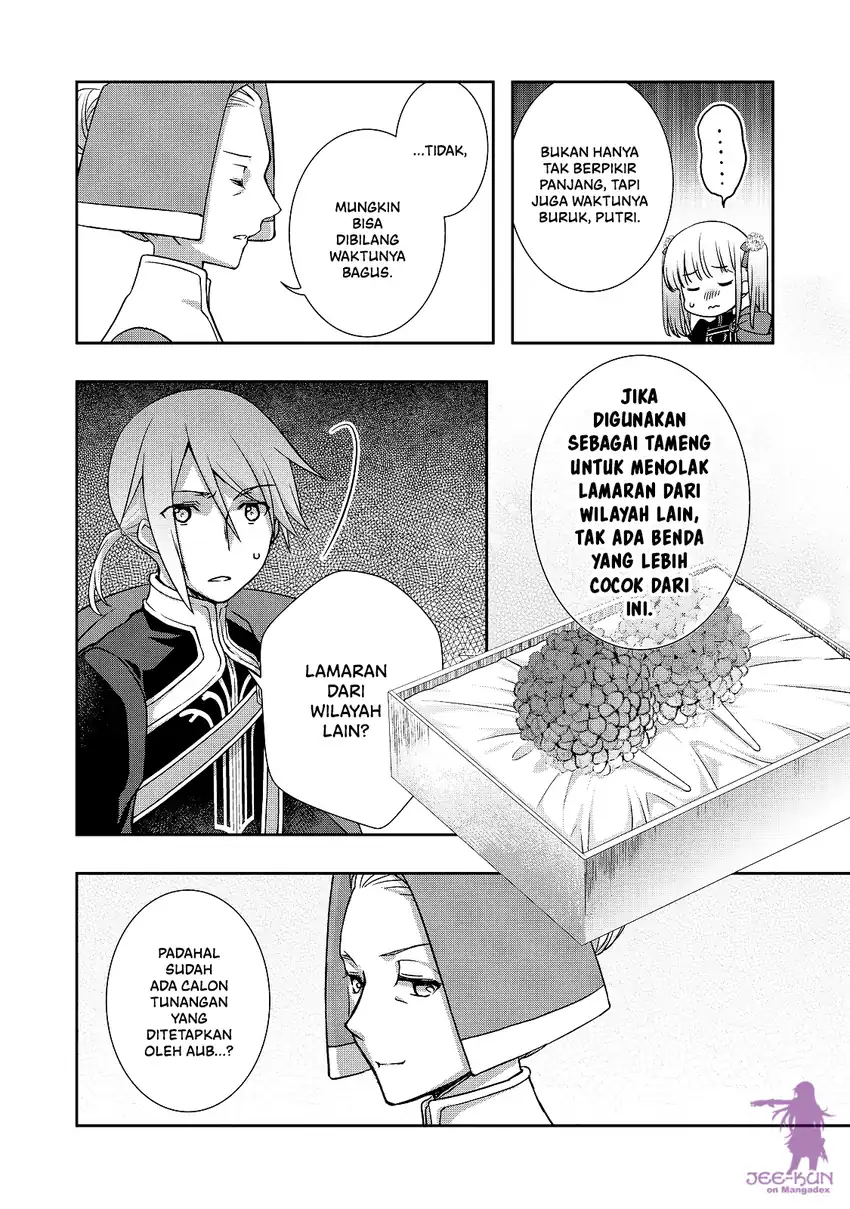 Honzuki no Gekokujou: Hannerōre no Kizoku-in Gonensei Ichi – Koishite Mitai O’hime-sama Chapter 9 halaman 7