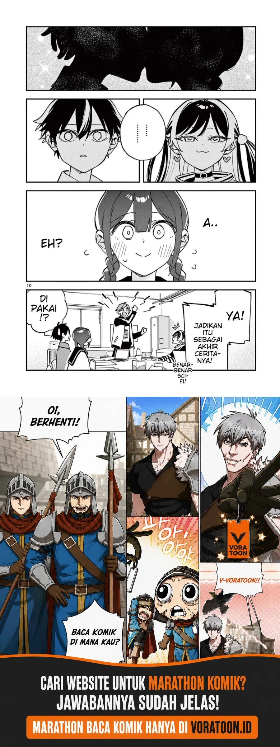 Houkago- Bokura wa Uchuu ni Madou Chapter 61 Gambar 10