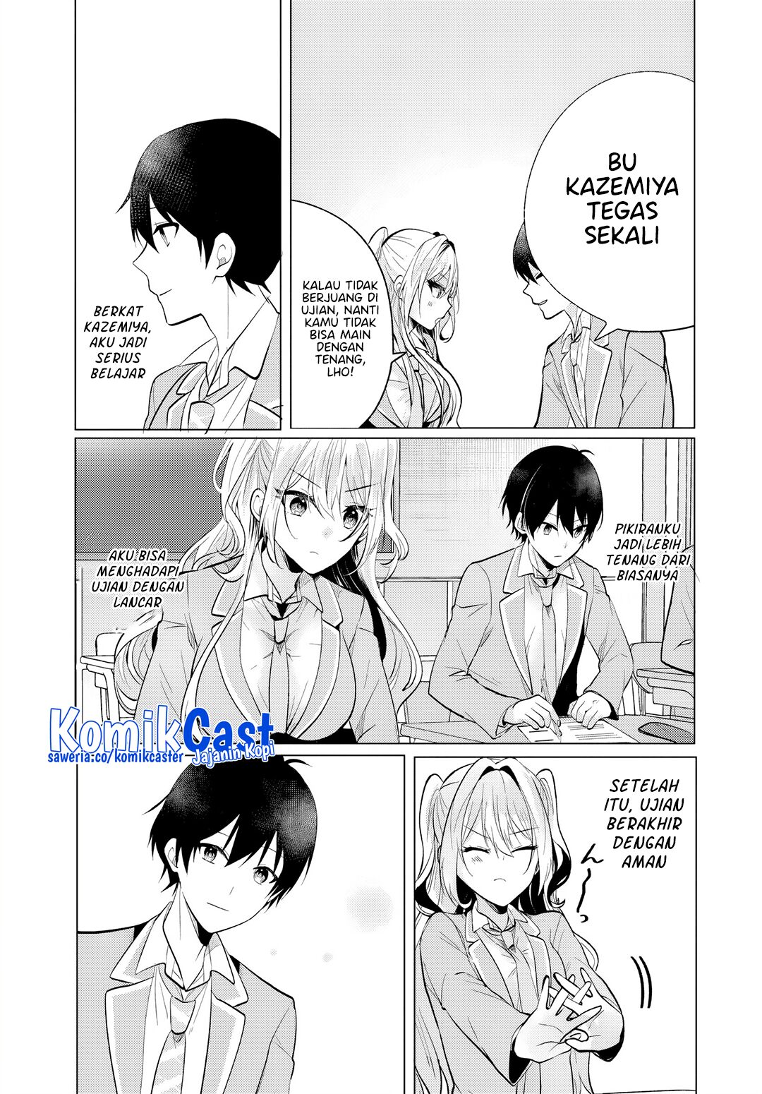 Houkago, Famiresu de, Kurasu no Ano Ko to Chapter 6.1 Gambar 13