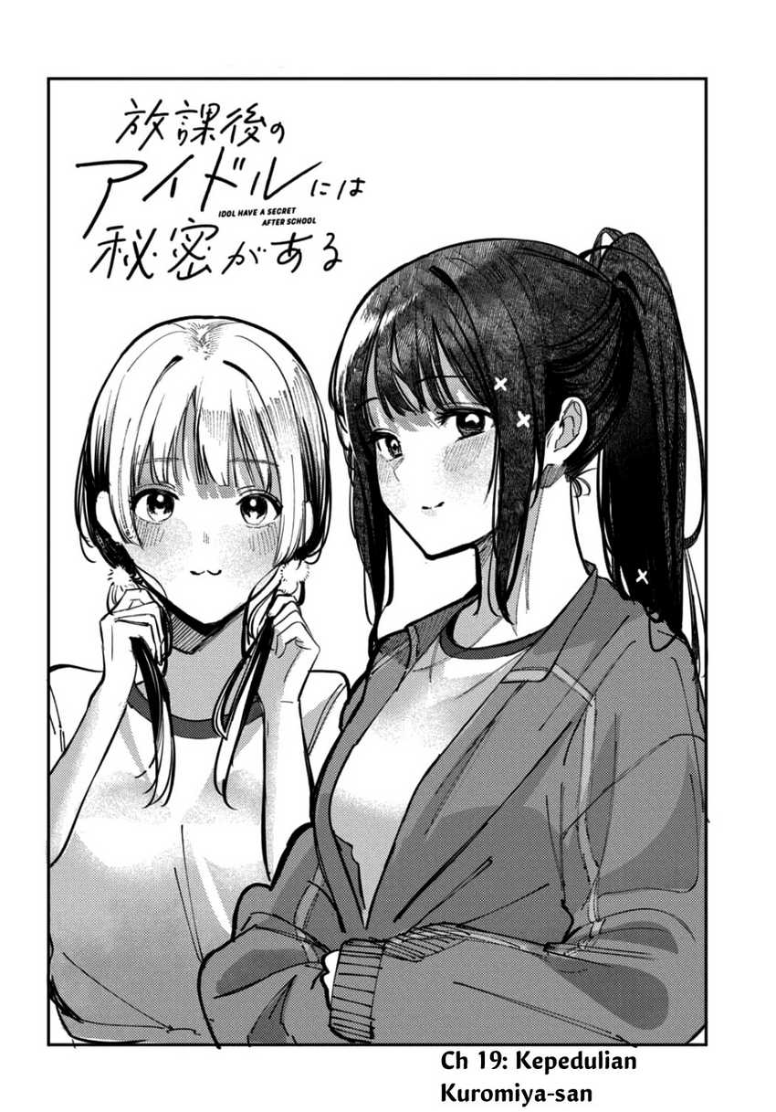 Baca Manga Houkago no Idol ni wa Himitsu ga aru Chapter 19 Gambar 2