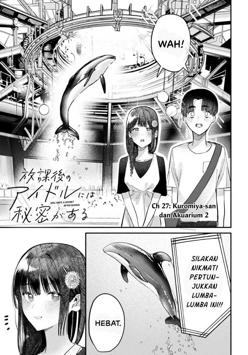 Baca Komik Houkago no Idol ni wa Himitsu ga aru Chapter 27 Gambar 1