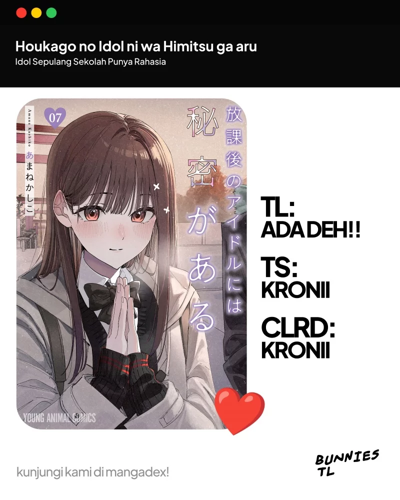 Baca Komik Houkago no Idol ni wa Himitsu ga aru Chapter 31 Gambar 1