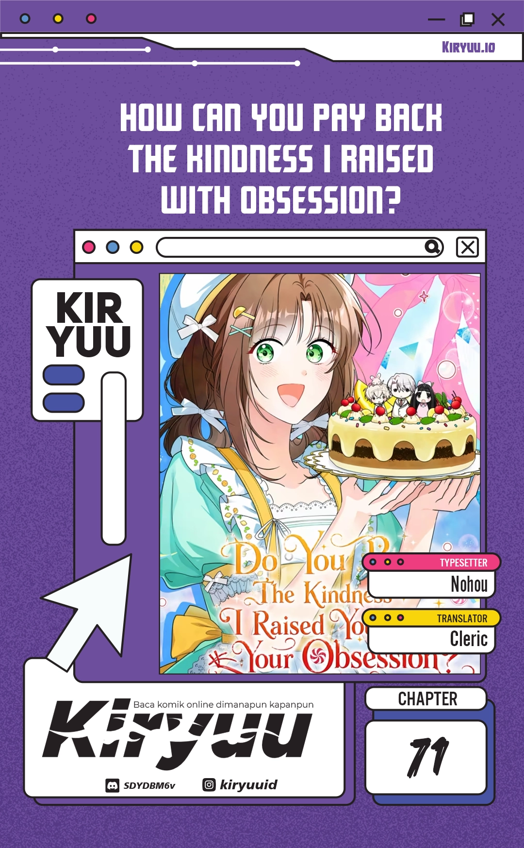 Manhwa How Can You Pay Back The Kindness I Raised With Obsession? Chapter 71 gambar 2