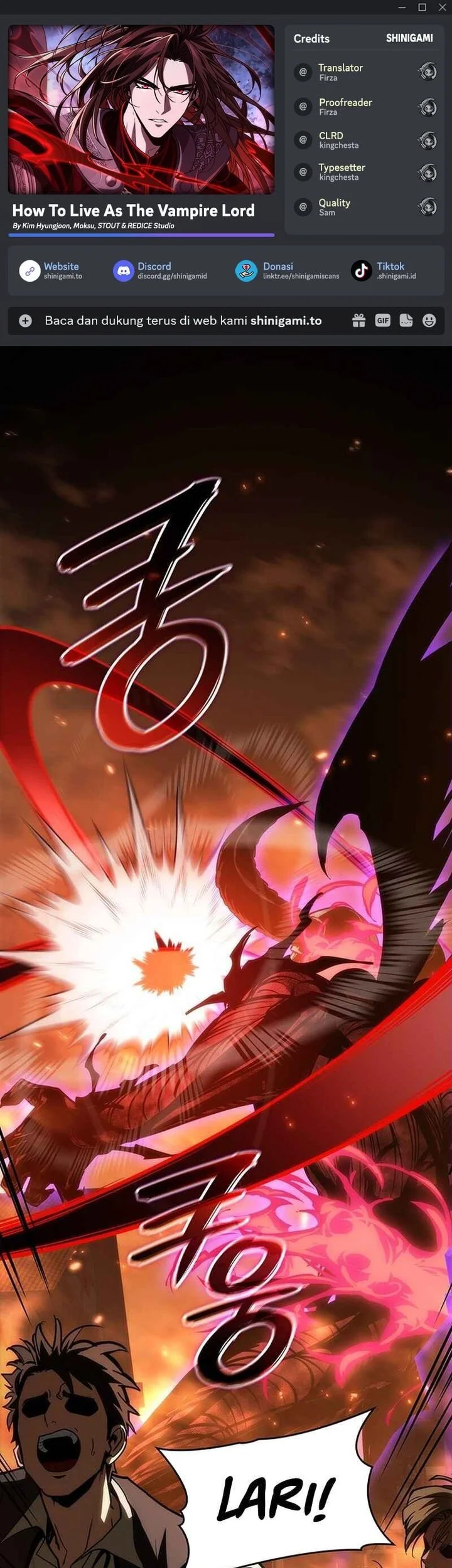 Komik How to Live as the Vampire Lord Chapter 23 gambar 1