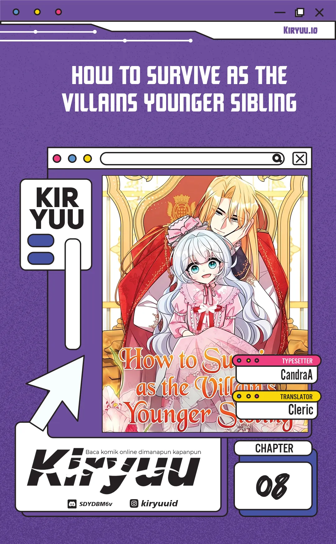 Komik How to Survive as the Villain’s Younger Sibling Chapter 8 gambar 1