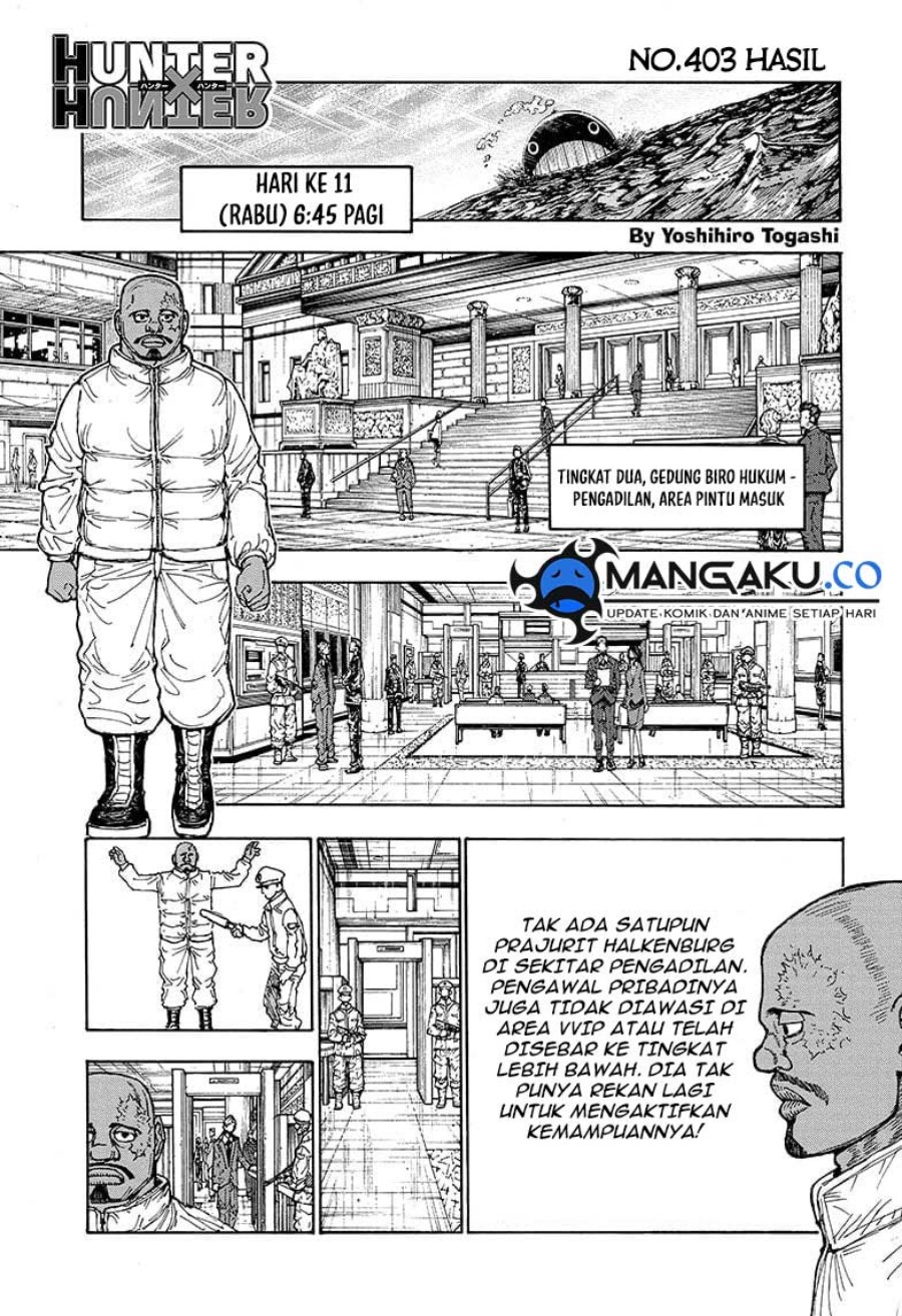 Baca Manga Hunter x Hunter Chapter 403 Gambar 2