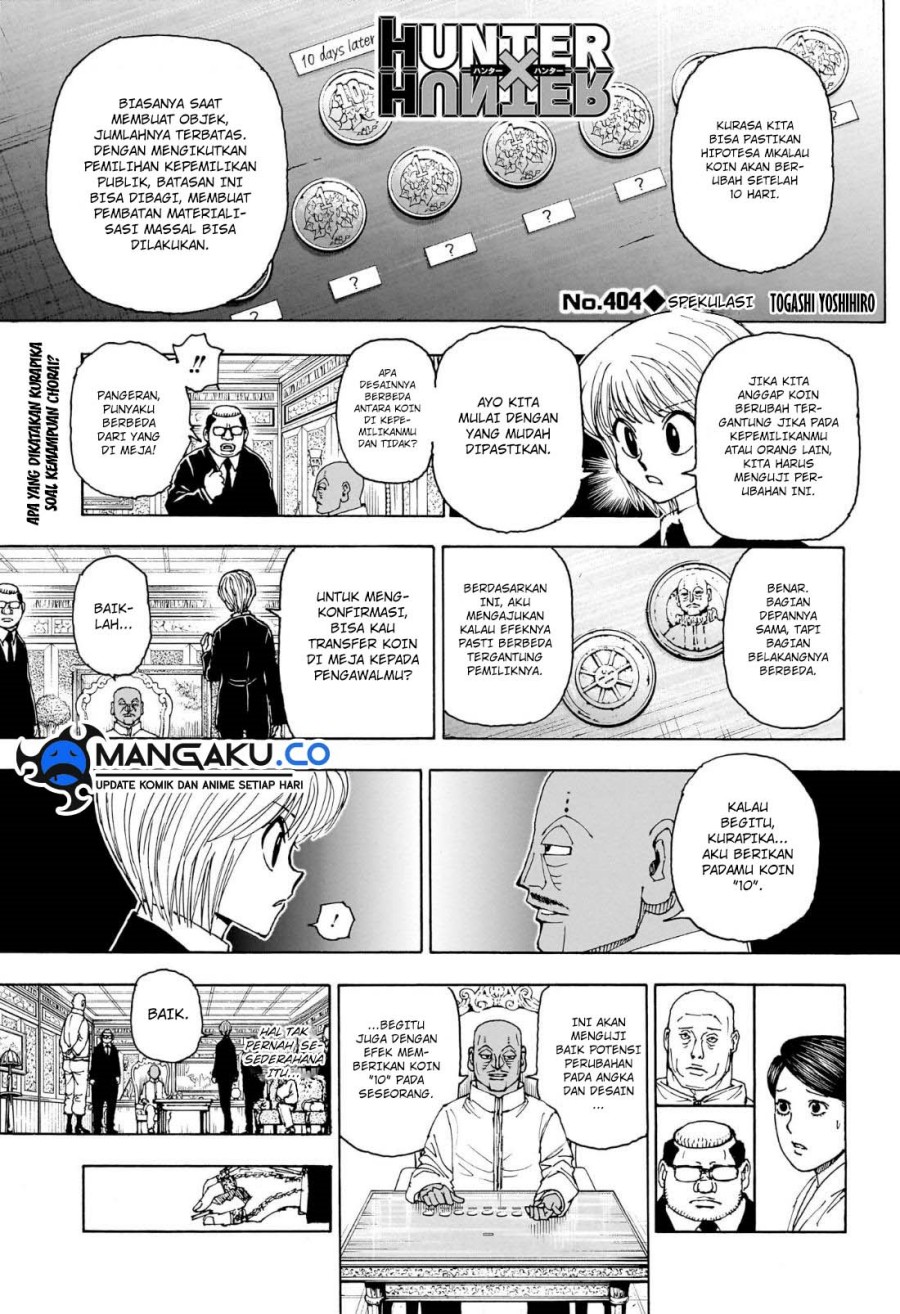 Baca Manga Hunter x Hunter Chapter 404 Gambar 2