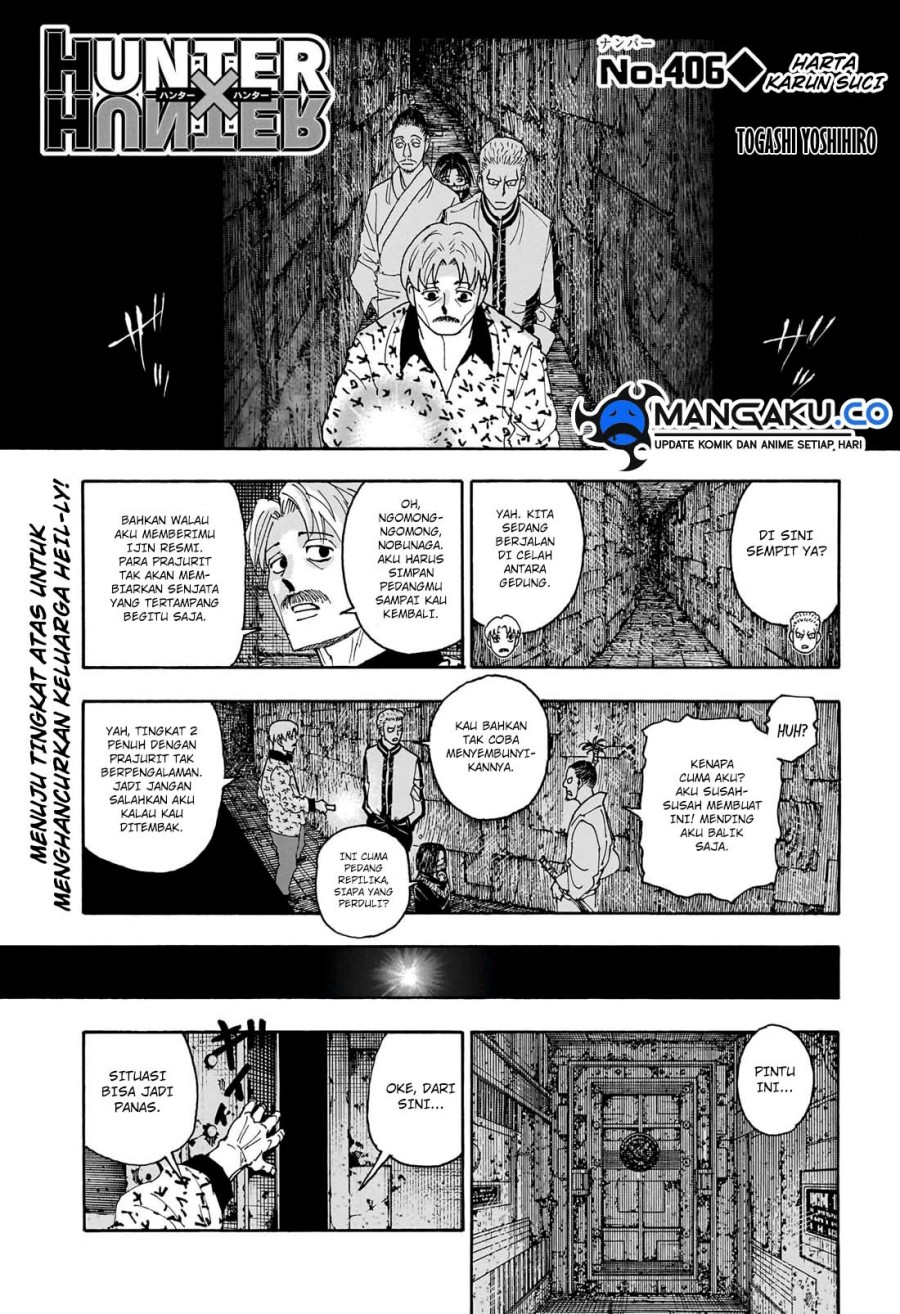 Baca Manga Hunter x Hunter Chapter 406 Gambar 2