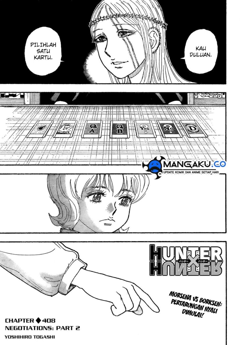 Baca Manga Hunter x Hunter Chapter 408 Gambar 2
