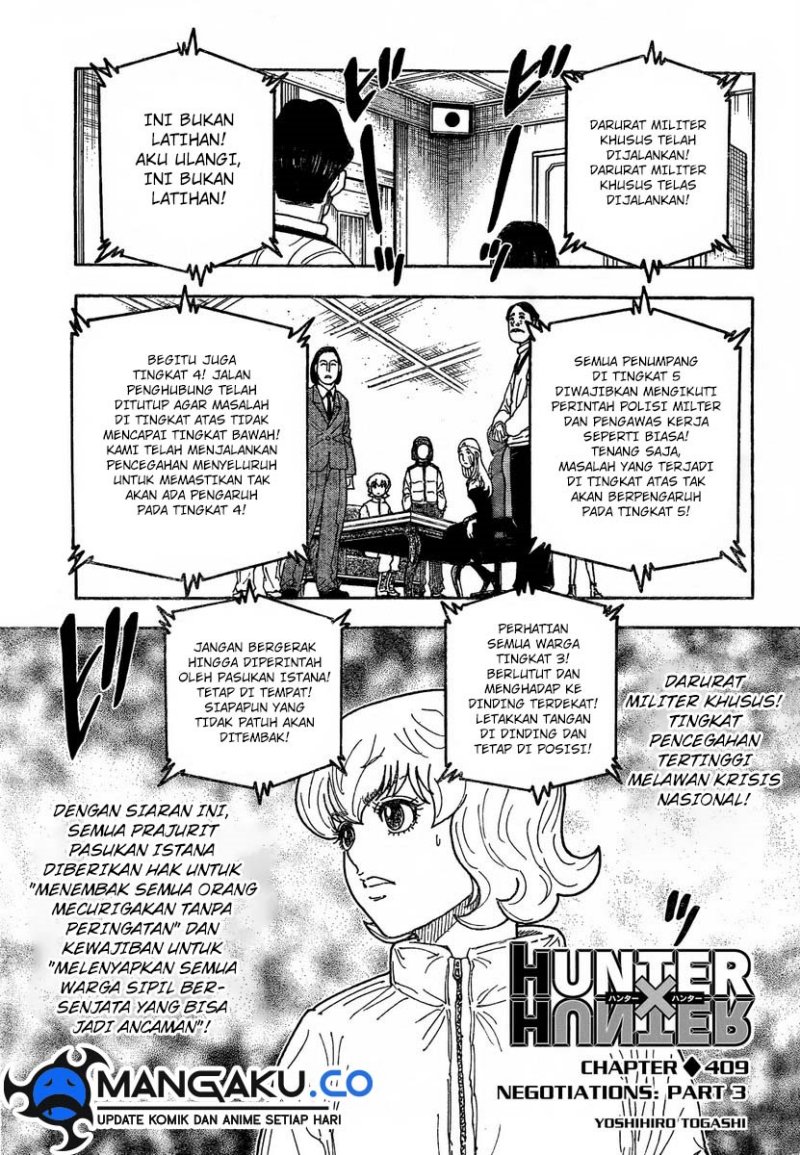 Baca Manga Hunter x Hunter Chapter 409 Gambar 2