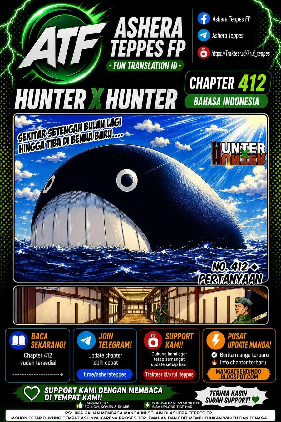 Komik Hunter x Hunter Chapter 412 gambar 1