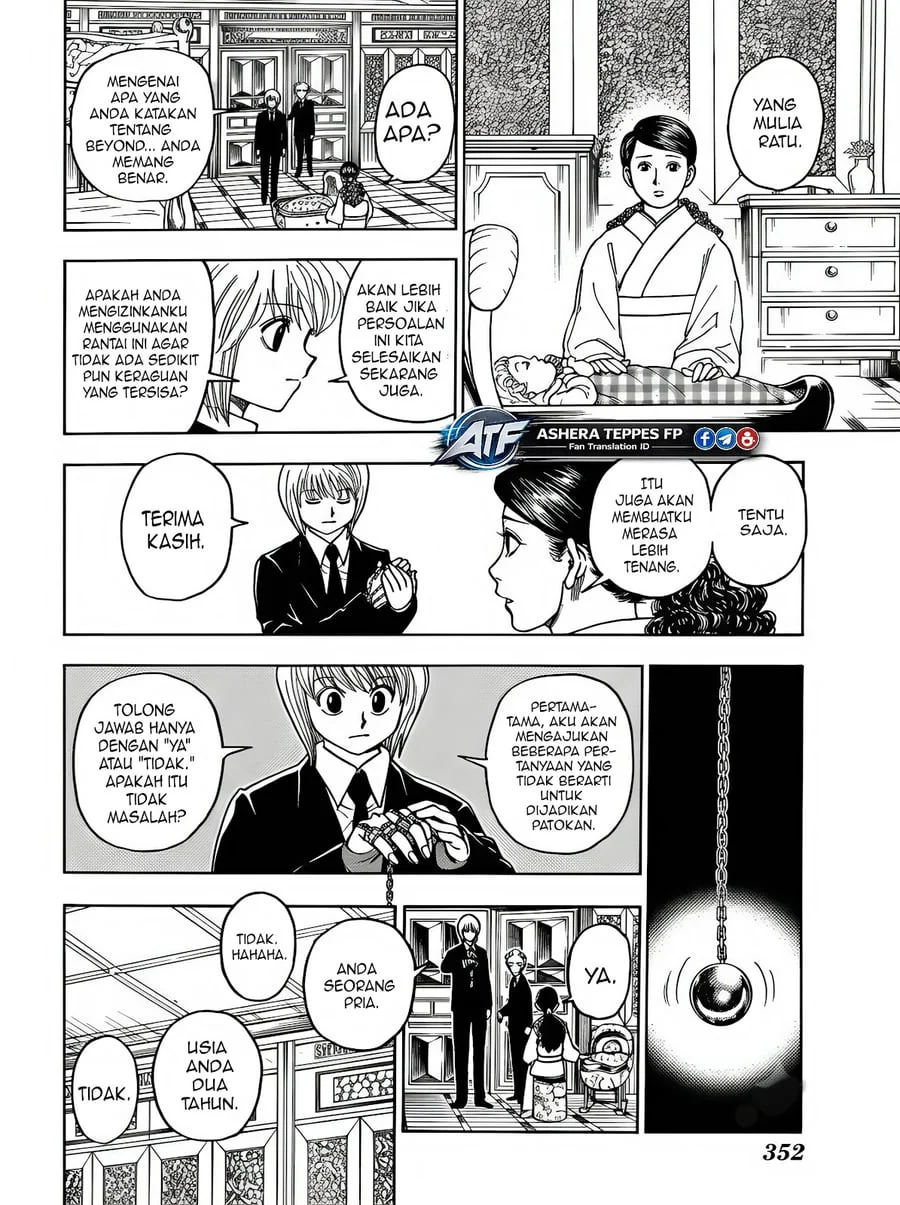Hunter x Hunter Chapter 412 Gambar 6