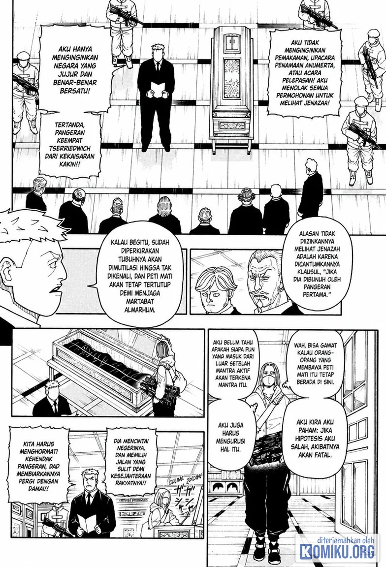 Hunter x Hunter Chapter 418 Gambar 13