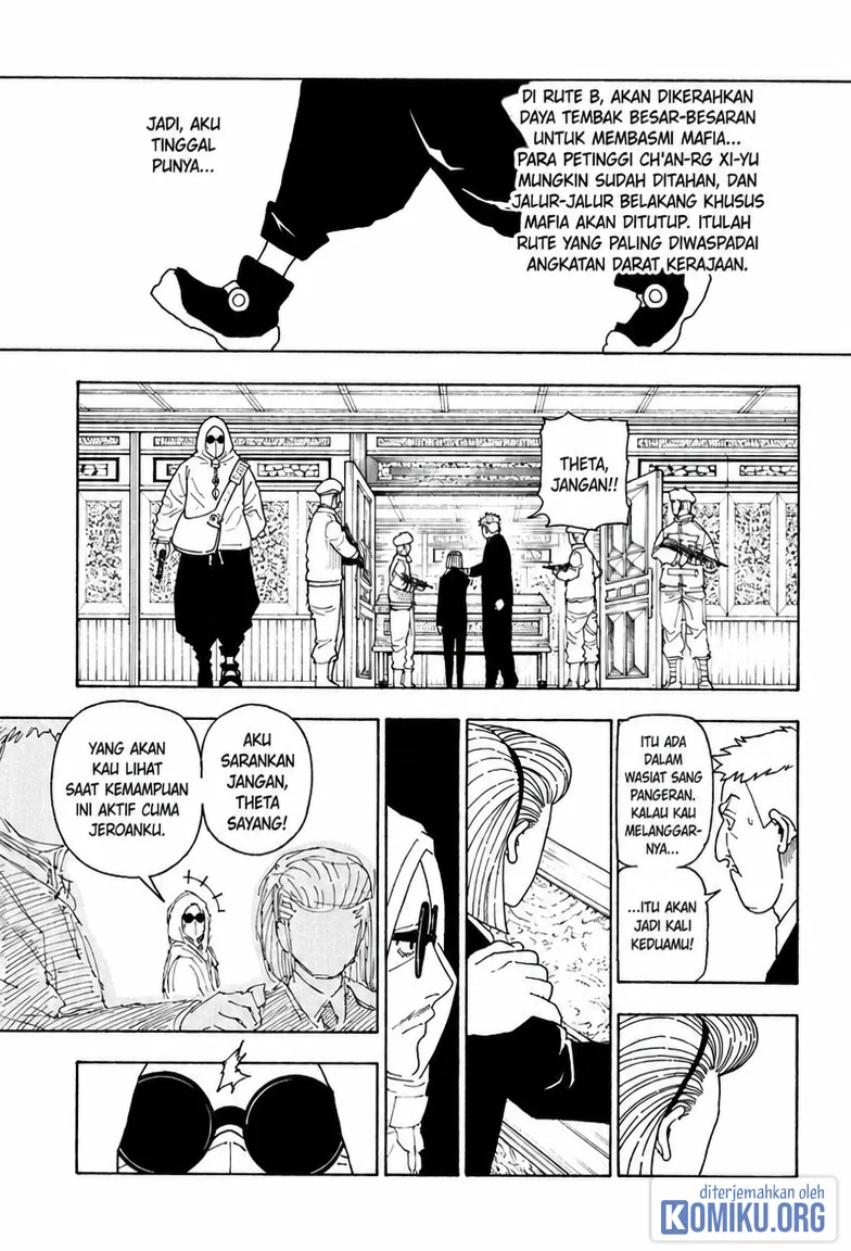 Hunter x Hunter Chapter 418 Gambar 18
