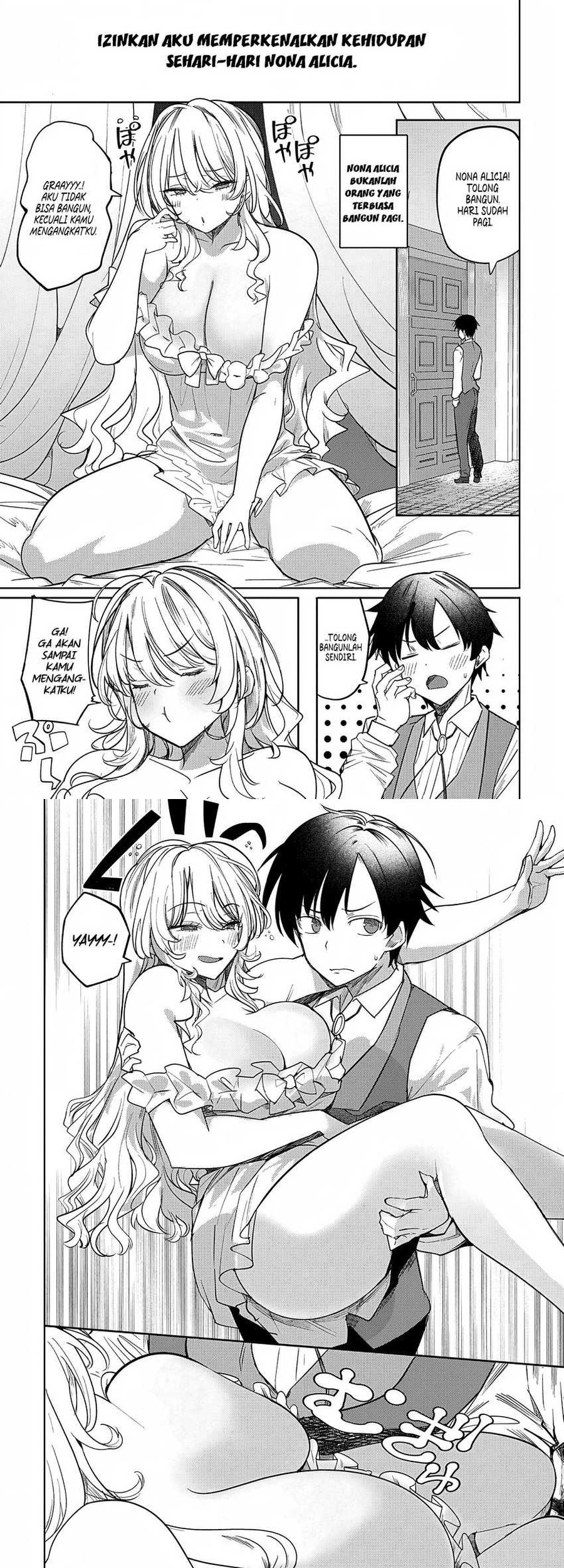 Komik Hyouketsu Reijou-sama wo Follow Shitara, Mechamecha Dekiai Sareteshimatta Ken Chapter 4 gambar nomor 1