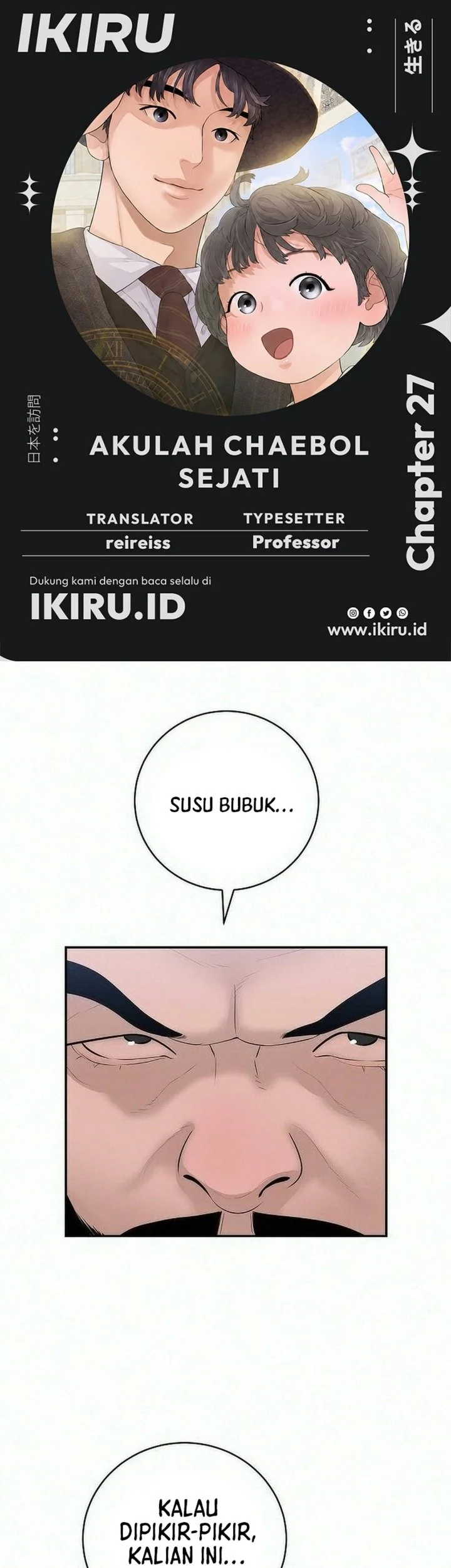 Komik I Alone Am the True Chaebol Chapter 27 gambar 1