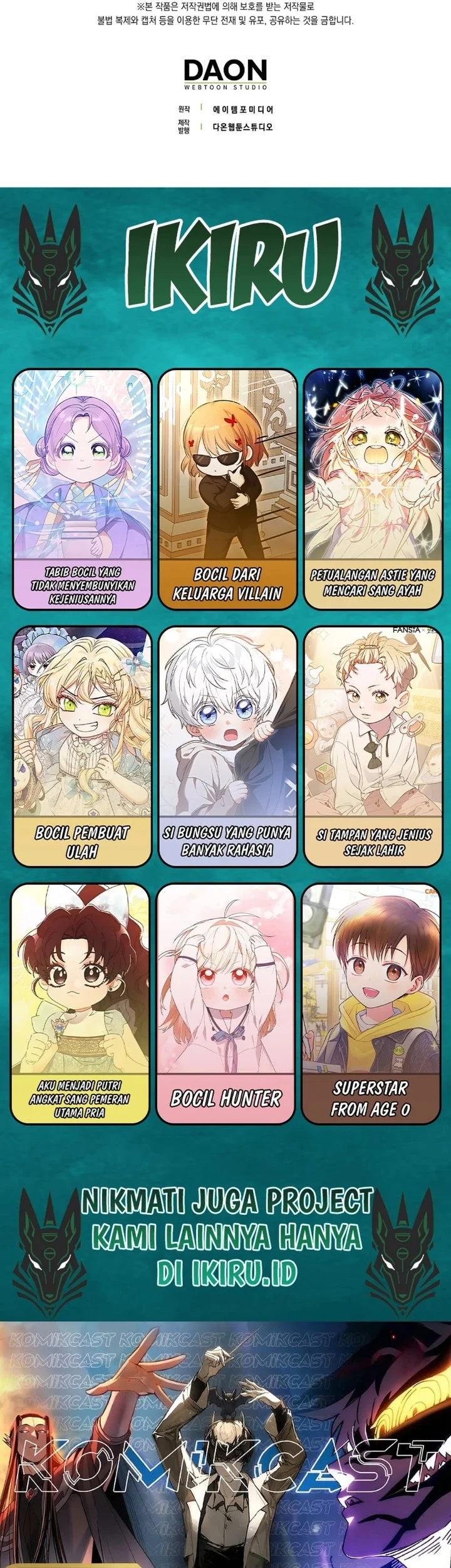 I Am the 5-Year-Old Spy Who Kidnapped the Villain Chapter 1 Gambar 101