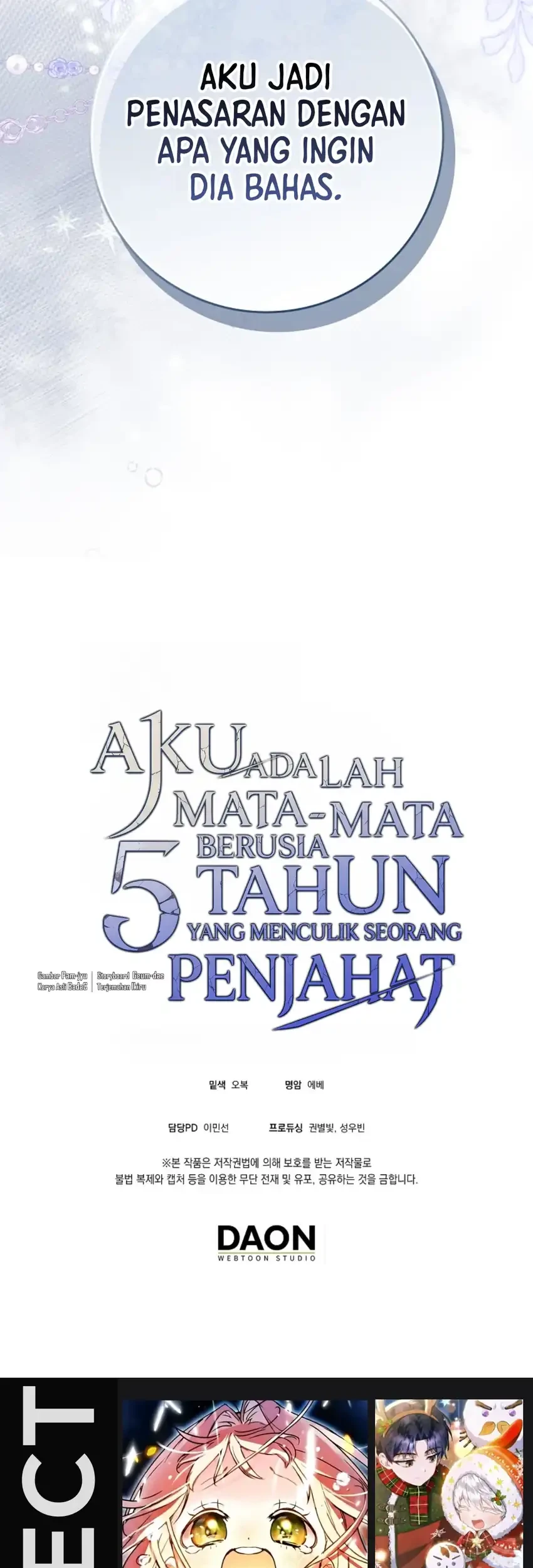 I Am the 5-Year-Old Spy Who Kidnapped the Villain Chapter 37 Gambar 84