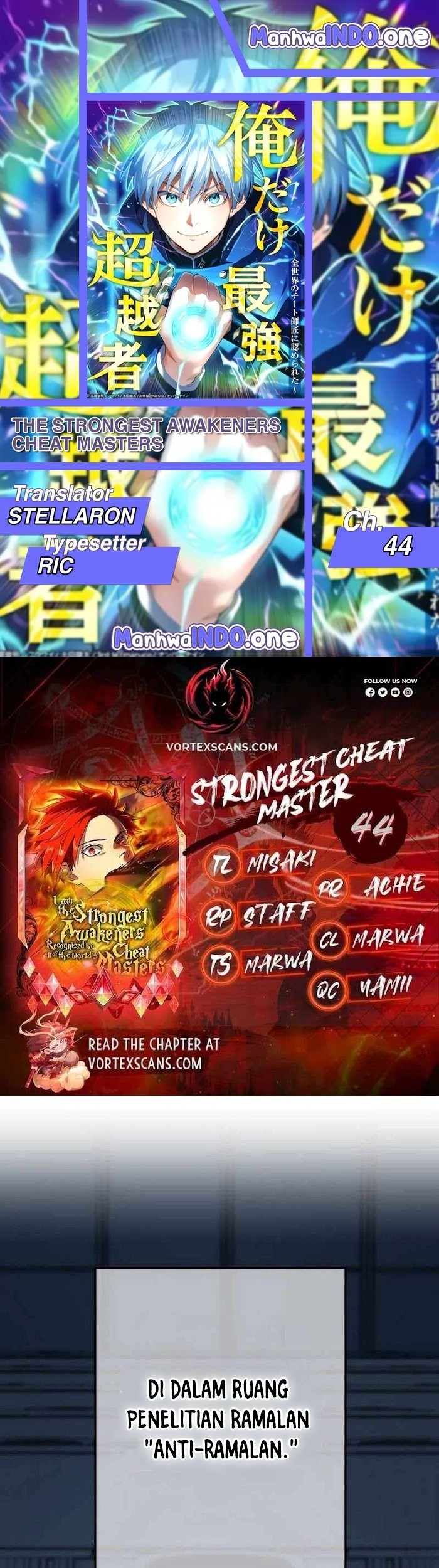 Baca Komik I Am the Strongest Awakeners, Recognized by All of the World’s Cheat Masters Chapter 44 Gambar 1