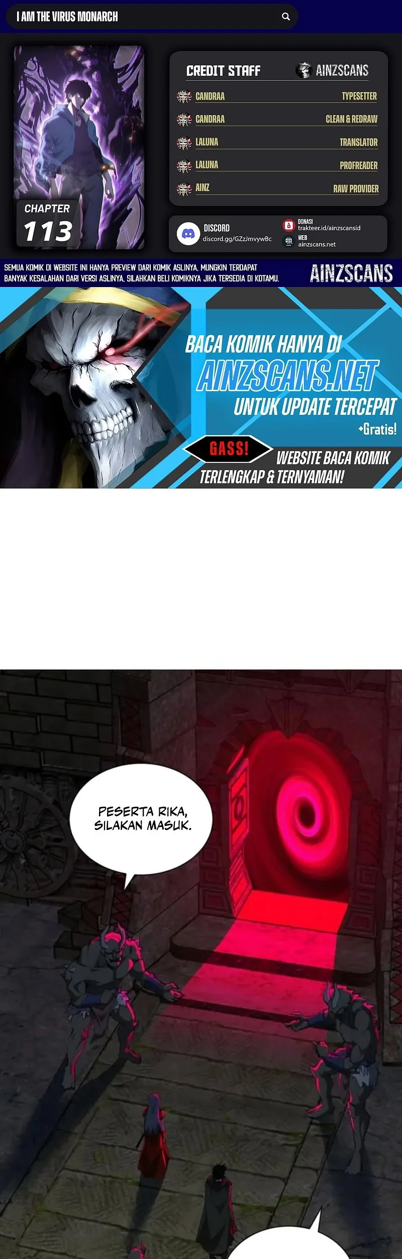 Komik I Am the Virus Monarch Chapter 113 gambar 1