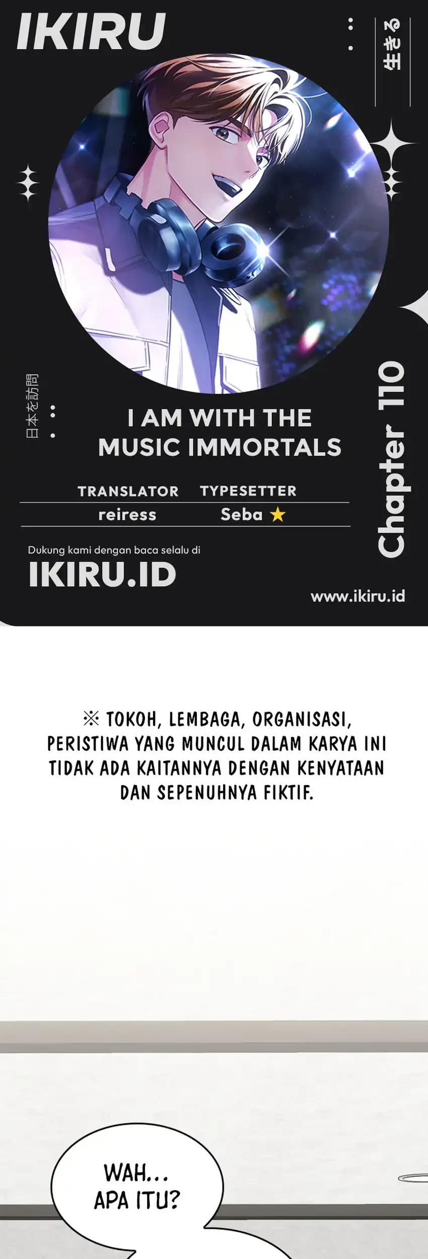 Komik I Am With the Music Immortals Chapter 110 gambar nomor 1
