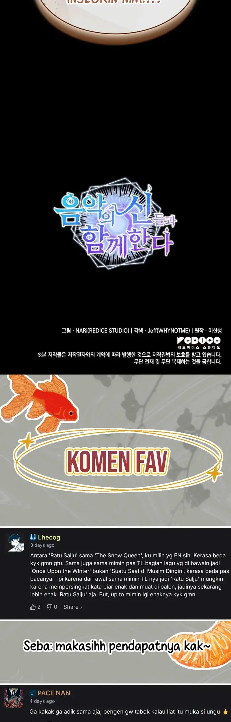 I Am With the Music Immortals Chapter 99 Gambar 77