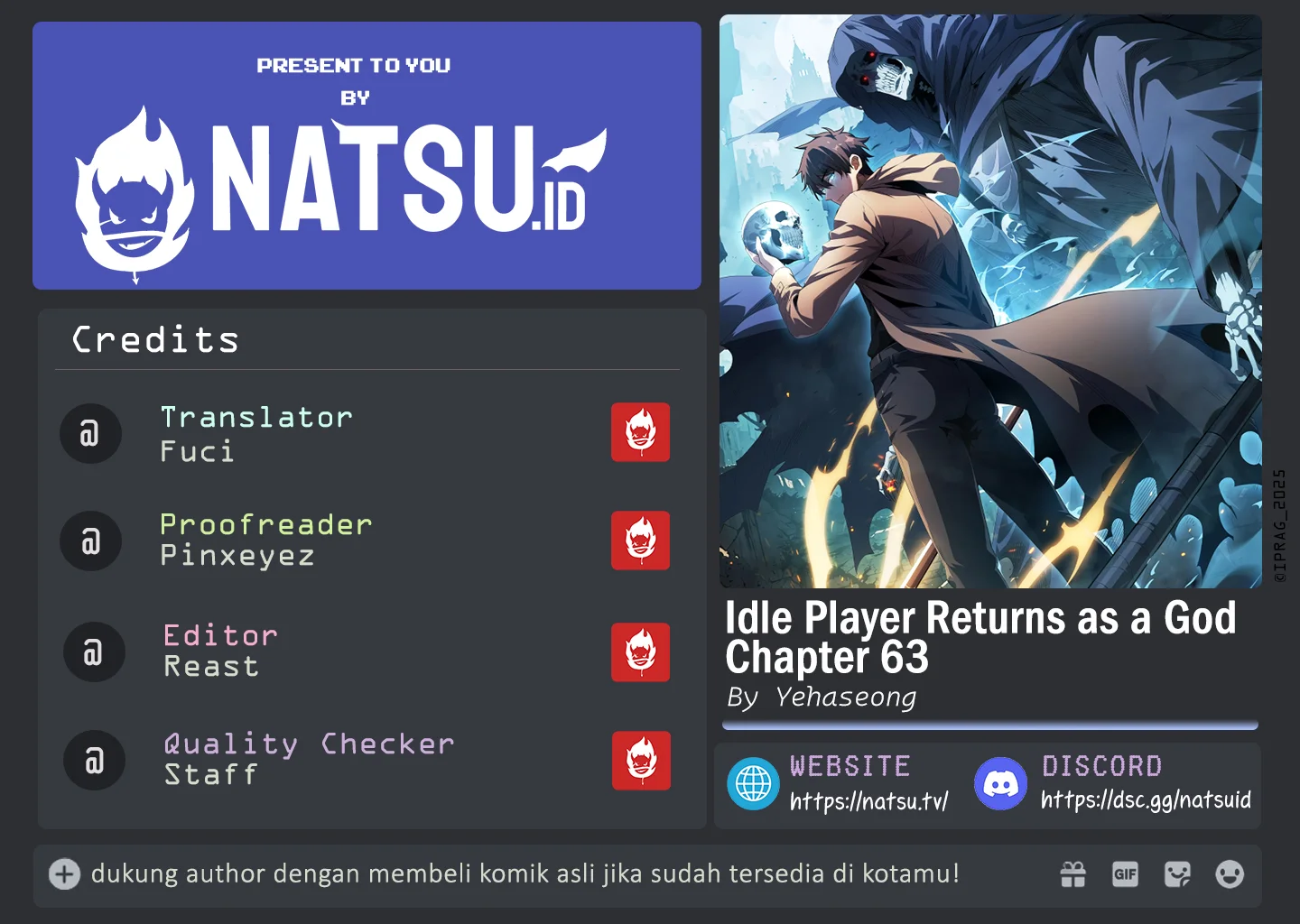 Komik I Awoke as a God After Auto Battling For a Million Years (Idle Player Returns as a God) Chapter 63 gambar nomor 1