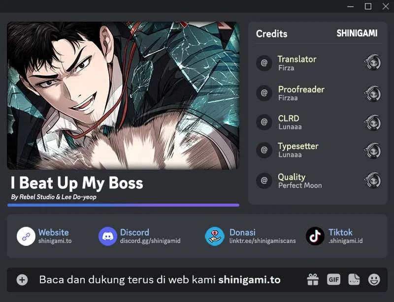 Komik I Beat Up My Boss Chapter 8 gambar 1