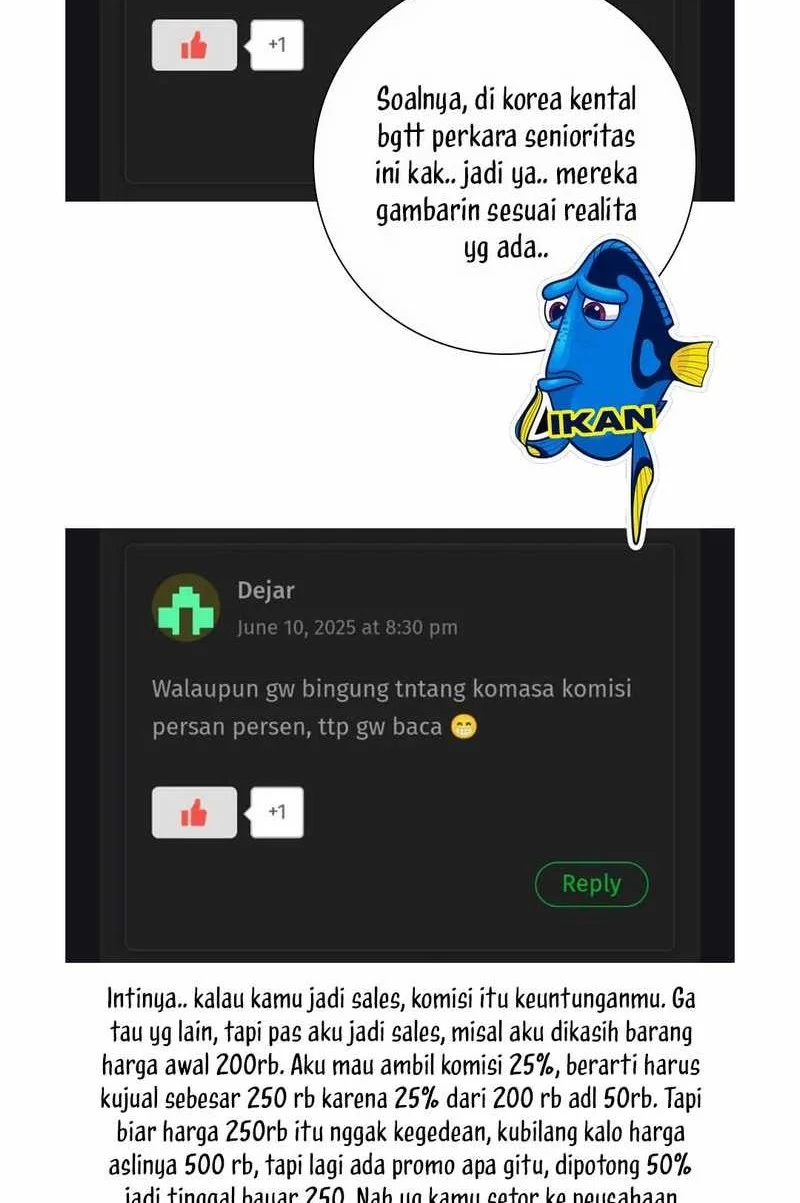 I Became a Genius Salesman Chapter 70 Gambar 66