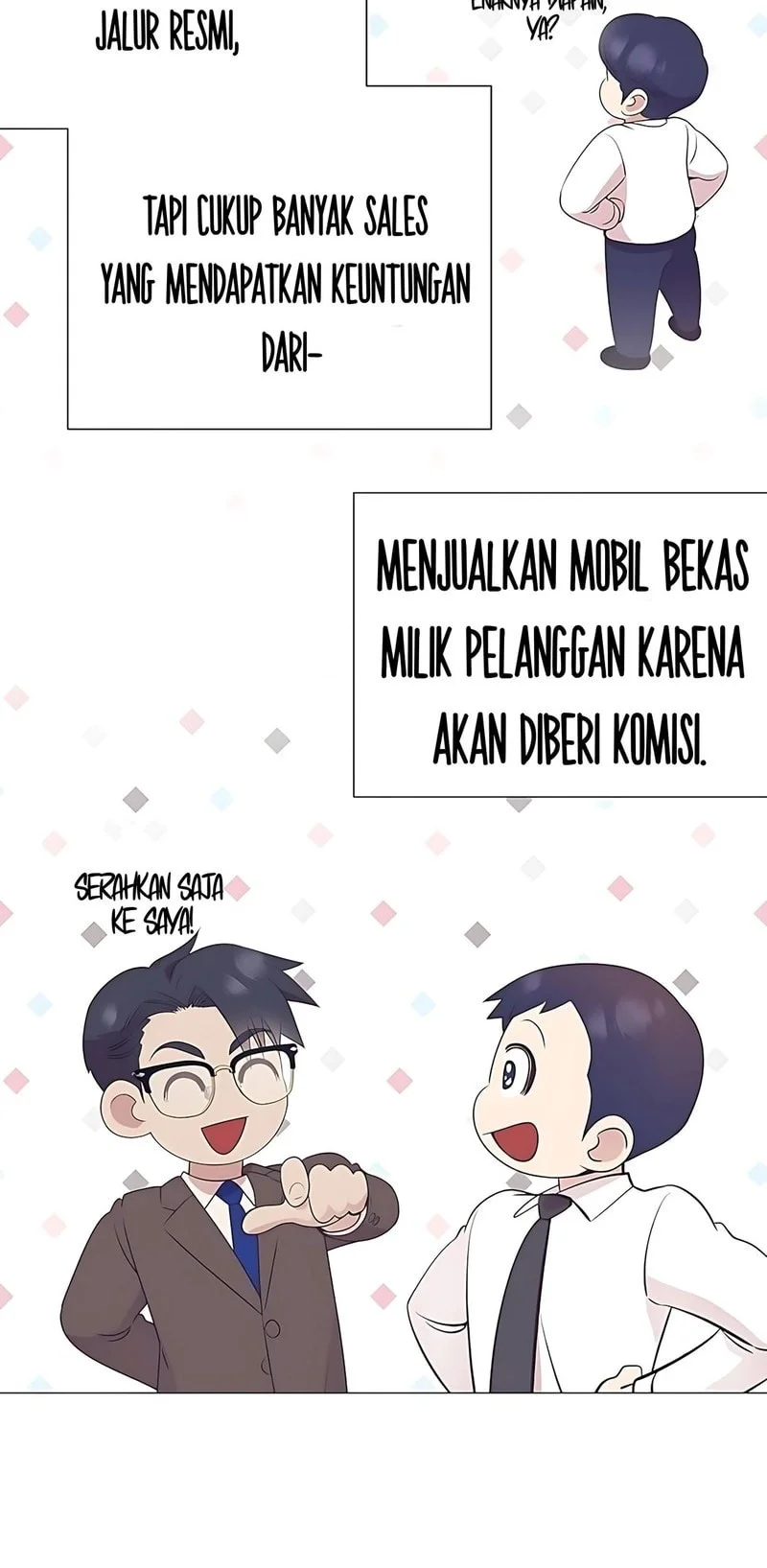 I Became a Genius Salesman Chapter 76 Gambar 33