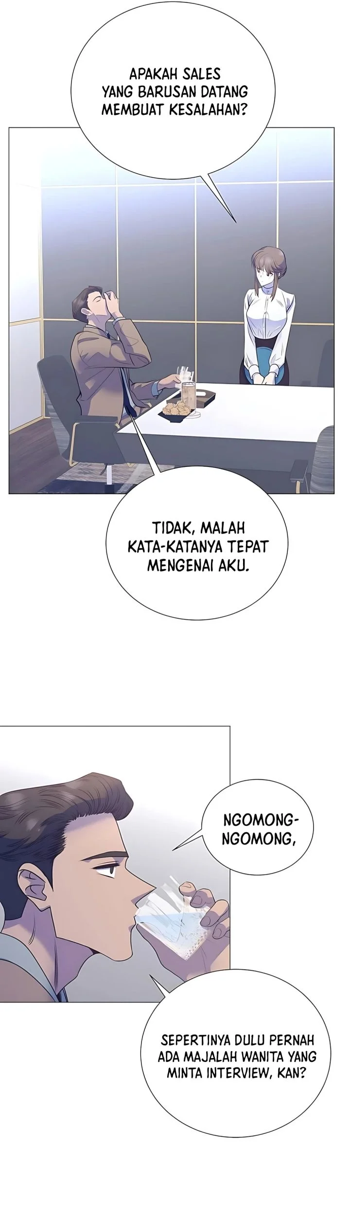 I Became a Genius Salesman Chapter 85 Gambar 27