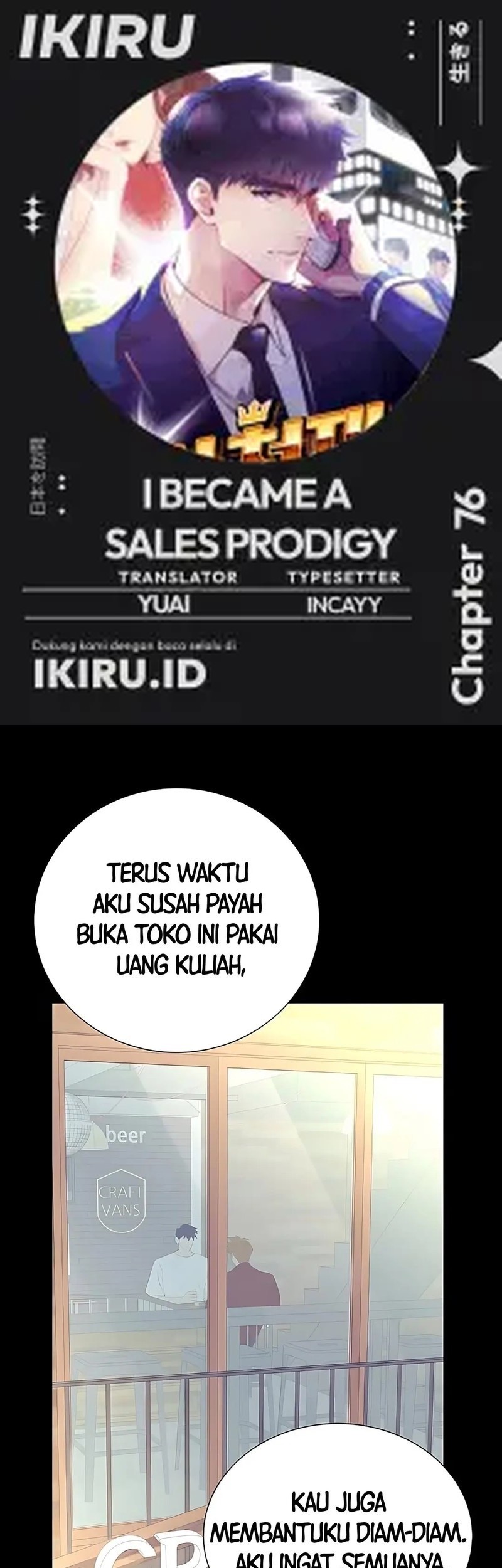 Baca Komik I Became a Sales Prodigy Chapter 76 Gambar 1