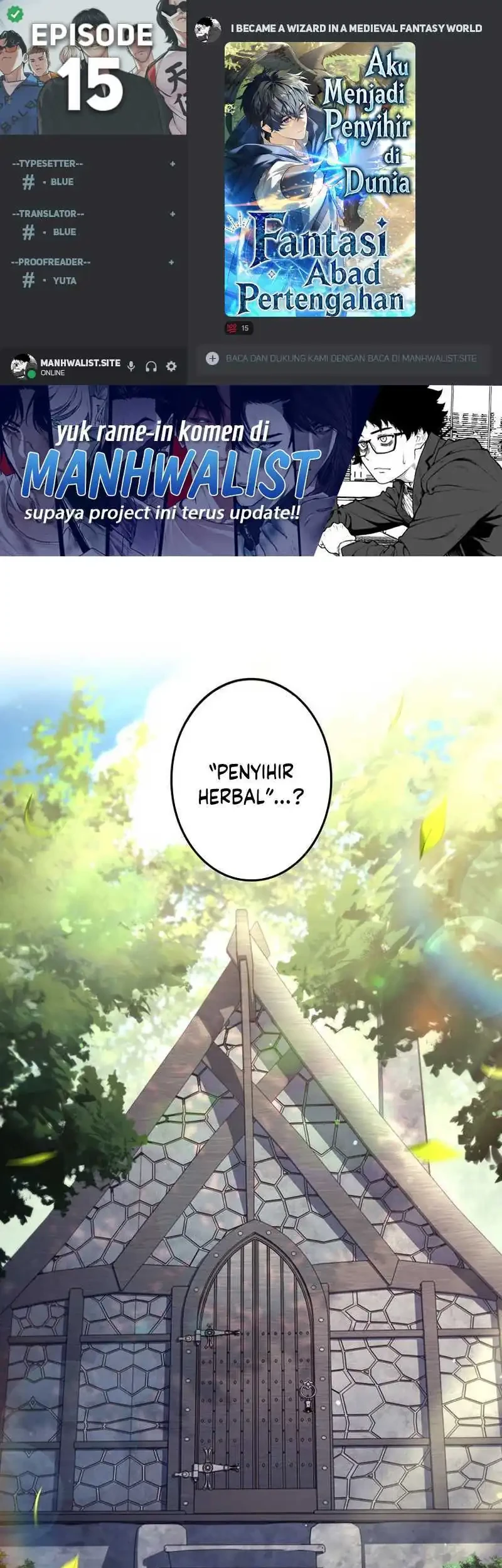 Komik I Became a Wizard in a Medieval Fantasy World Chapter 15 gambar 1