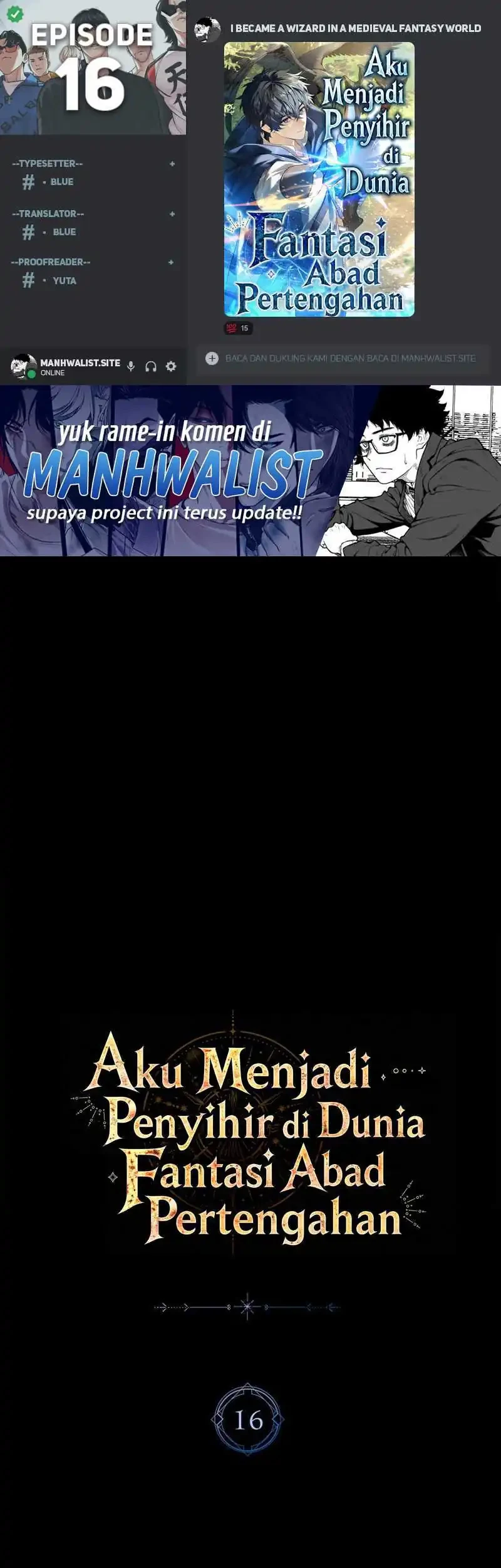Komik I Became a Wizard in a Medieval Fantasy World Chapter 16 gambar 1