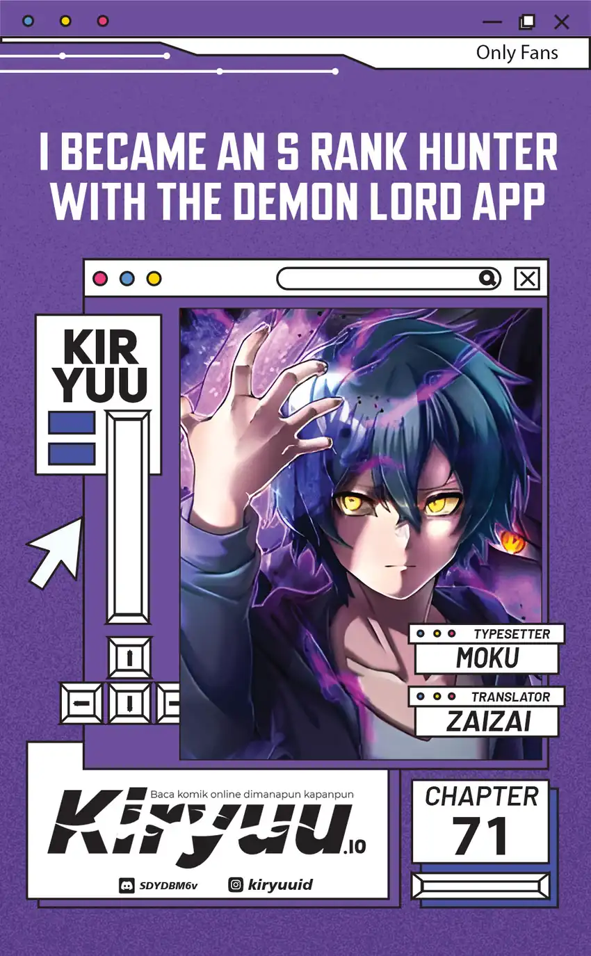 Komik I Became an S-Rank Hunter With the Demon Lord App Chapter 71 gambar nomor 1