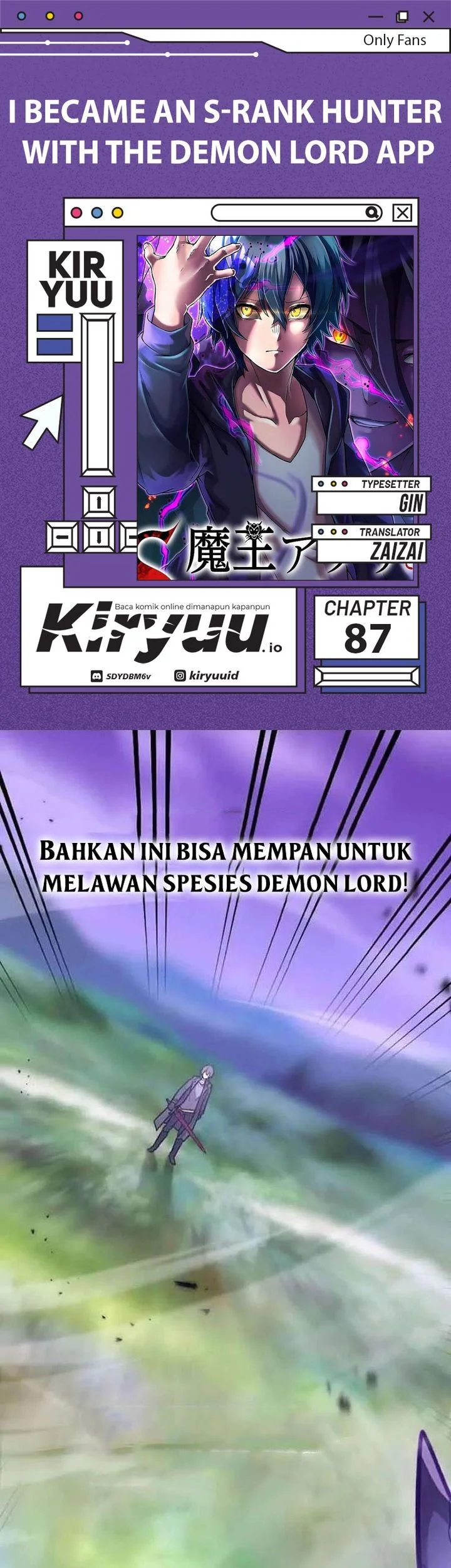 i became an s rank hunter with the demon lord app chapter 87 - Page 1