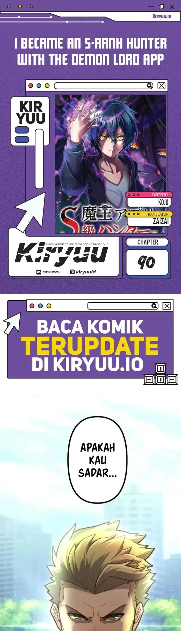 i became an s rank hunter with the demon lord app chapter 90 - Page 1