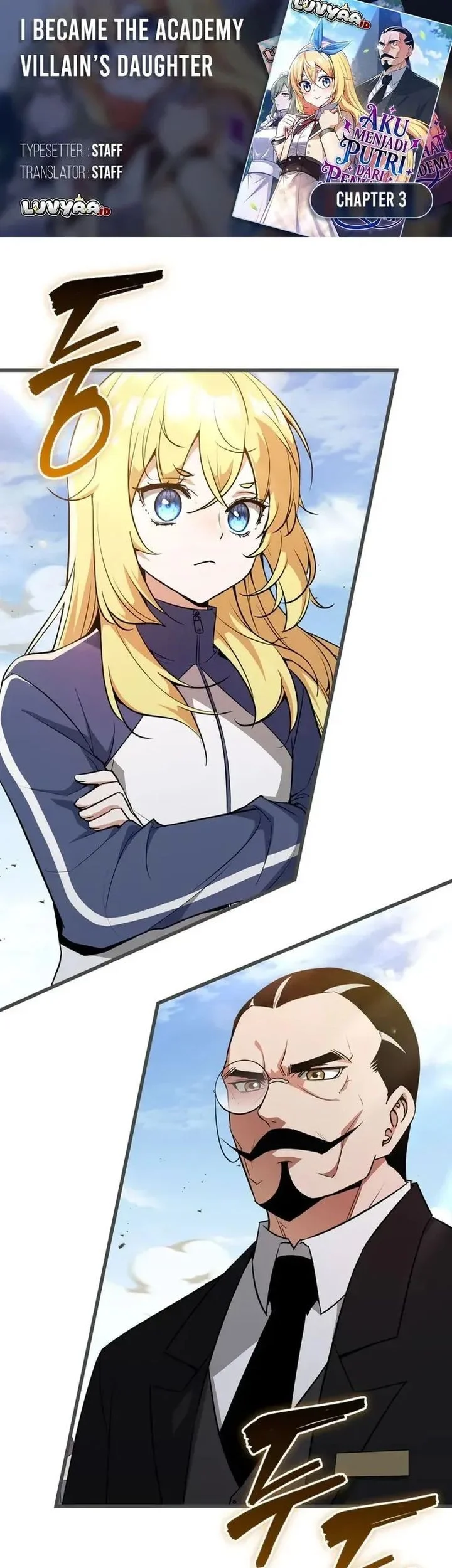 Komik I Became the Academy Villain's Daughter Chapter 3 gambar 1